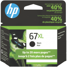 Genuine HP 67 XL Black / 240 Pages